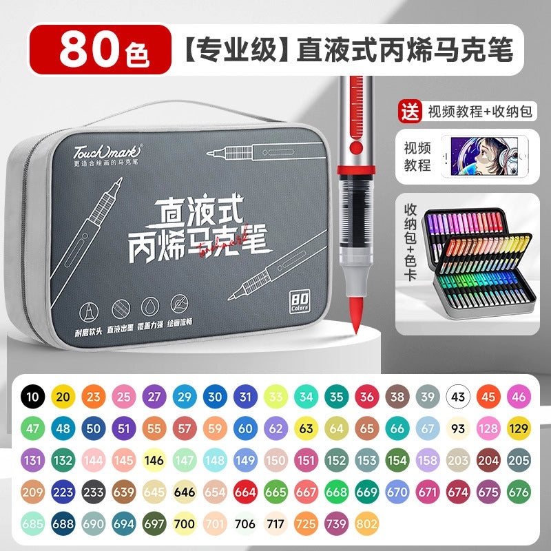 48 Colors Double Tip Alcohol Markers Set for Art Students | Art Supplies