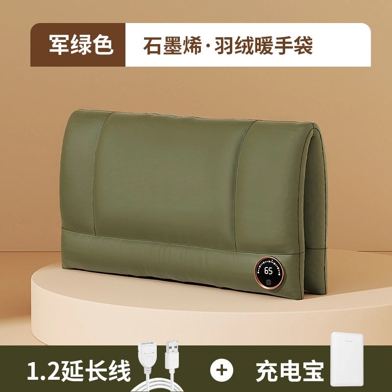 Graphene Rechargeable Hand Warmer USB Plug-in Double-sided Heating Explosion-proof Winter Gift Customization|Winter Accessories