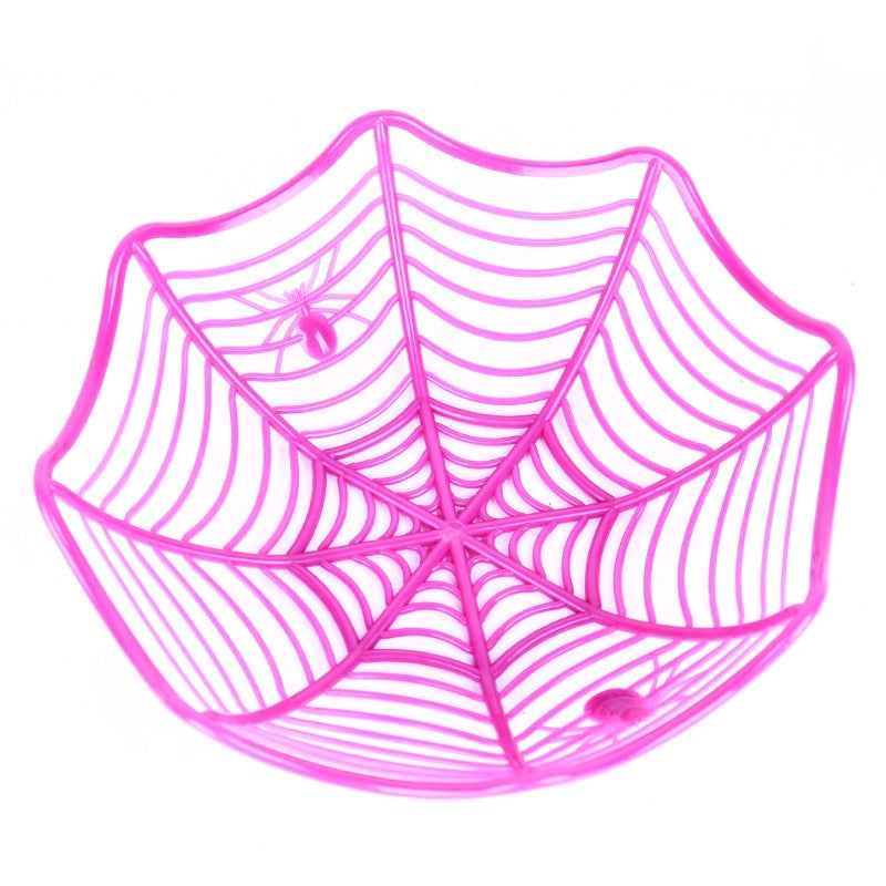 Halloween Spider Web Skull Candy Basket Cute Plastic Decorative Props|Home Decor