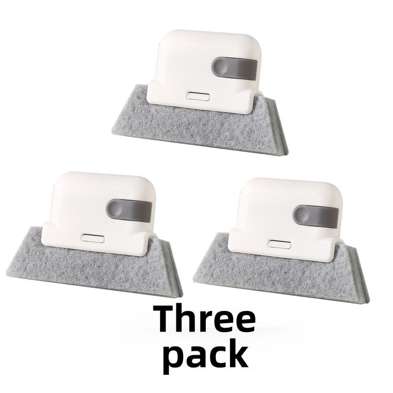 Two-in-One Removable Window Groove Cleaning Brush for Door, Window, and Glass Dead Angle Cleaning|Home Cleaning Tools