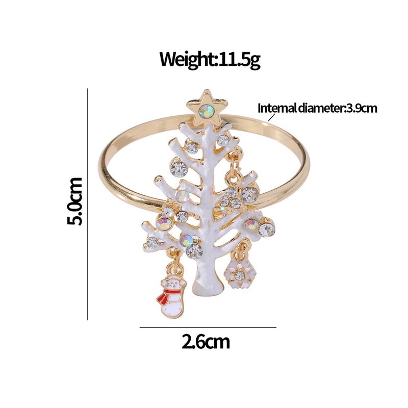 Christmas Cute Tree Santa Claus Elk Alloy Charm Ornament|Jewelry & Accessories