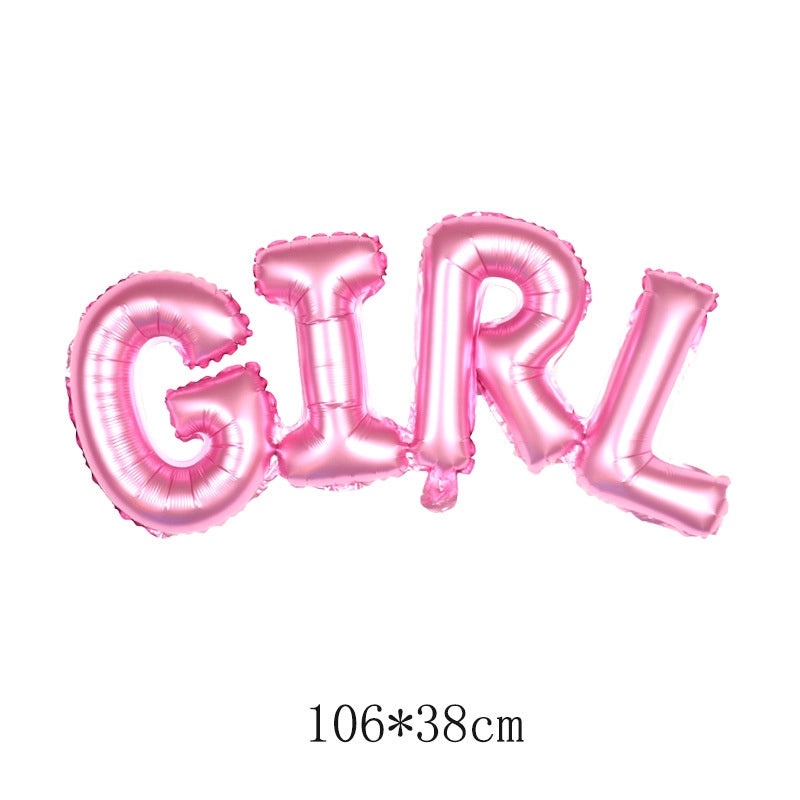 Modern Cute Birthday Letter Balloons Aluminum Foil Decoration|Party Supplies Balloons