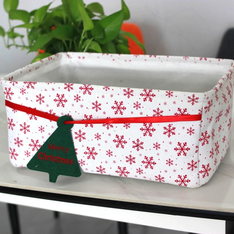 Festive Christmas Tree Oxford Cloth Storage Basket for Home Organization|Home Storage & Organization