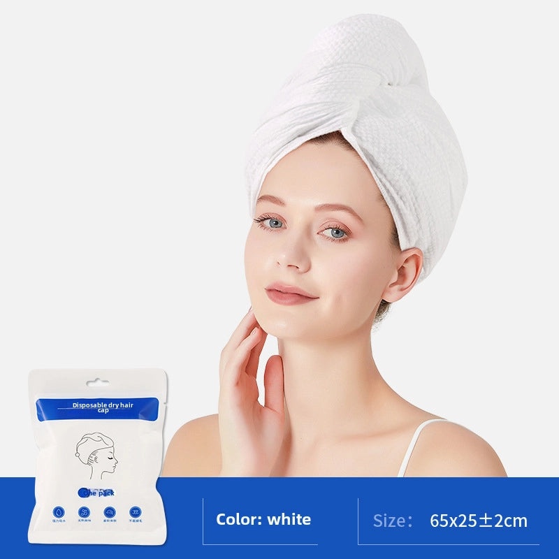 Coral Velvet Bamboo Charcoal Antibacterial Double-layer Hair Drying Towel Cap for Women | Hair Care Accessories