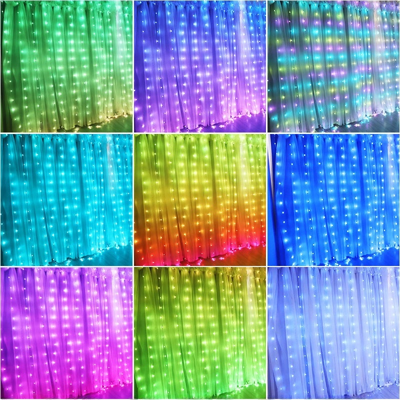 RGB LED Leather String Lights USB Bluetooth APP Control | Home Decor Lighting