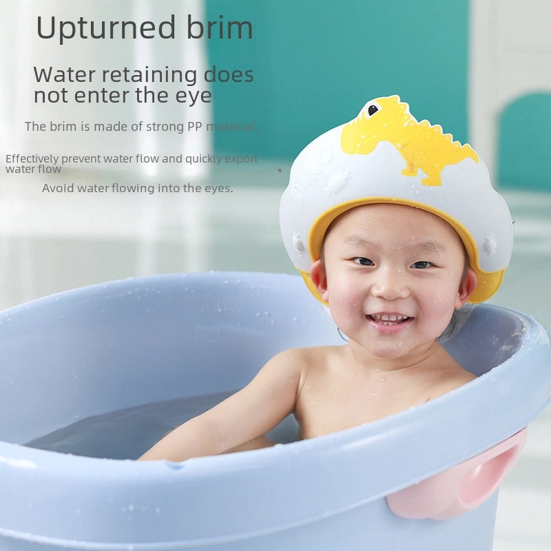 Baby Waterproof Shower Cap for Babies - Eye and Ear Protection, Anti-Leak Bathing Hair Wash Cap | Baby Bath Accessories