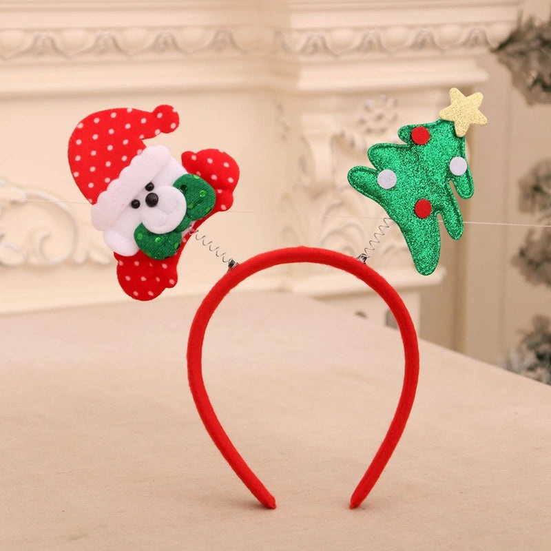 Christmas Snowman and Reindeer Antler Hair Bands Nonwoven Party Accessories|Festive Party Supplies