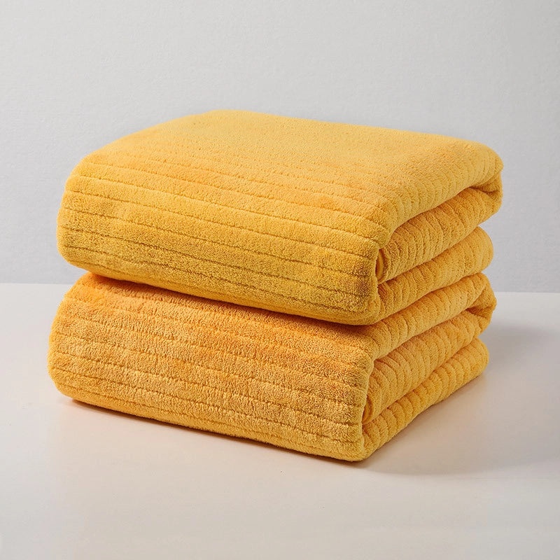 Coral Fleece Absorbent Quick-Dry Hair Towel Wrap for Adults | Bath Towels & Wraps