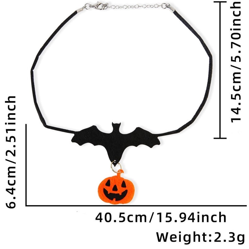 Minimalist Halloween Bat Skull Necklace | Jewelry & Accessories