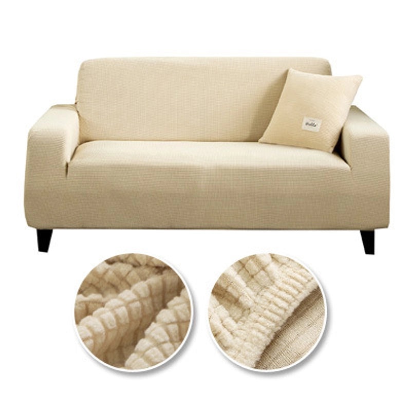 European Style Elastic Sofa Cover Full Dust-Proof Fabric Slipcover for Single and Double Sofas|Home Decor & Furniture Accessories