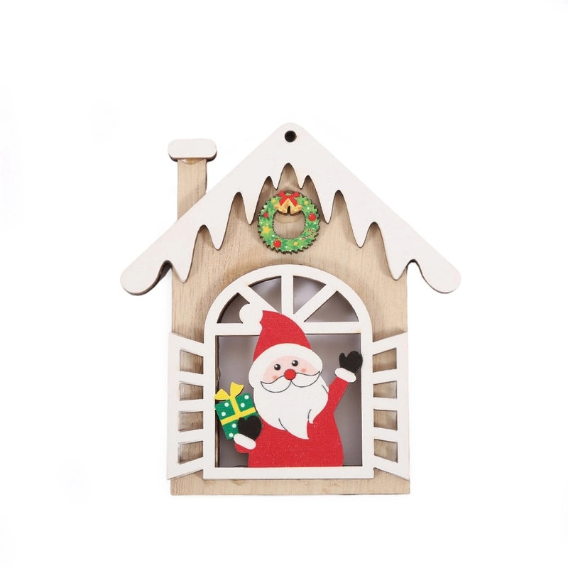 Christmas Minimalist Wood Boxwood Square Garden Home Decor Table Ornament|Home Decor