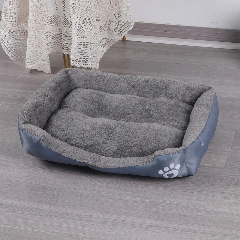 Candy Color Square Pet Nest for Dogs and Cats Universal Kennel Mat with PP Cotton Filling | Pet Beds & Accessories