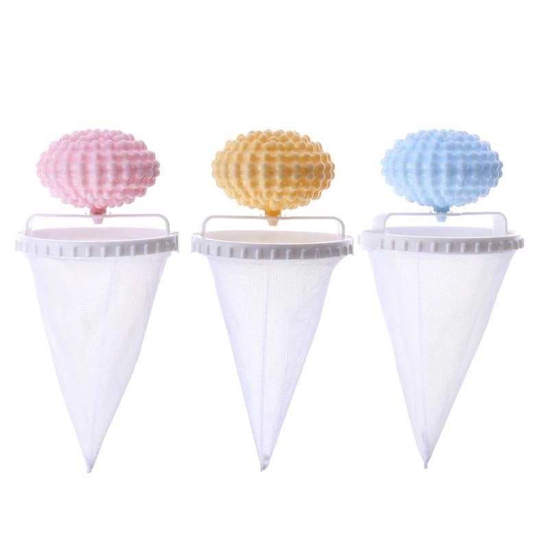 Washing Machine Hair Remover Filter Net Bag Two-in-One Floating Hair Catcher Laundry Cleaning Ball | Laundry Accessories