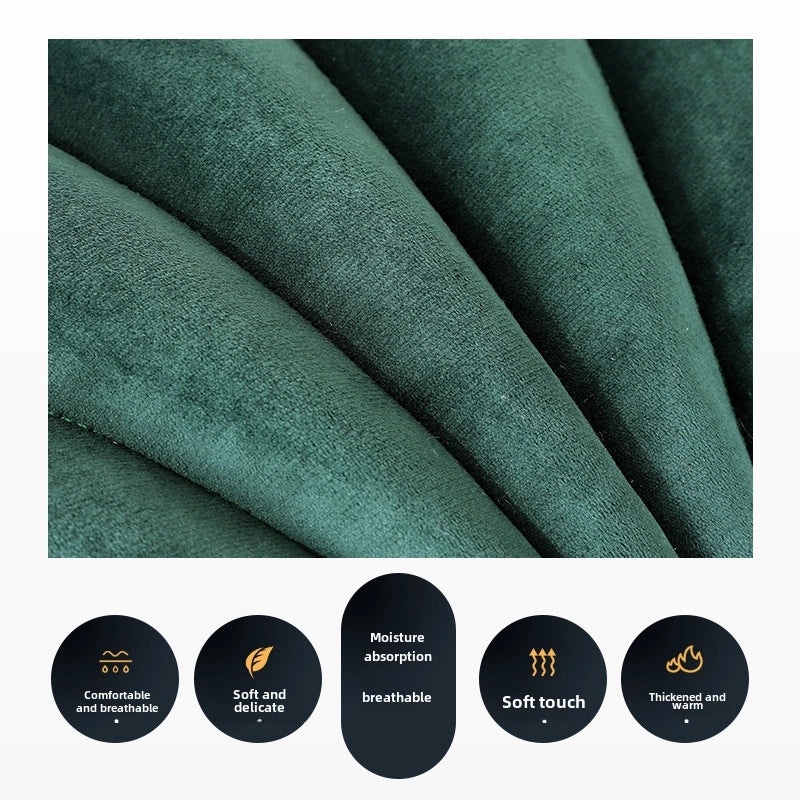 Dutch Velvet Shell Cushion Soft Luxury Solid Color Sofa Pillow Skin-friendly Waist Support|Home Decor Pillows