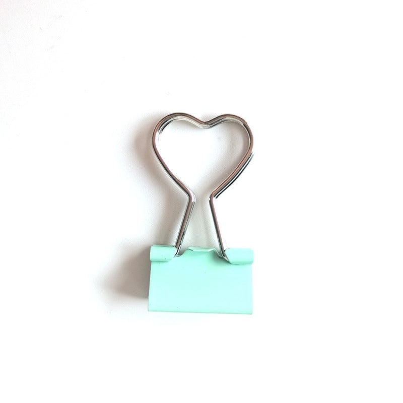 Cute Red Heart Metal Hair Clip with Long Tail | Hair Accessories