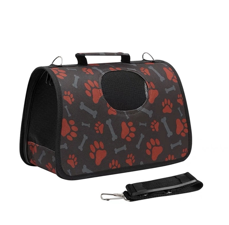 Foldable Space Capsule Pet Carrier Backpack for Small Dogs and Cats Portable Outing Cage Bag|Pet Carriers & Travel Gear