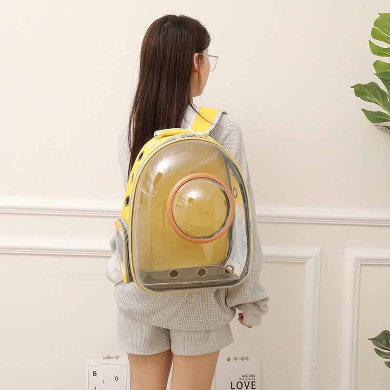 Minimalist Oxford Cloth Solid Color Pet Carrier Backpack|Pet Accessories
