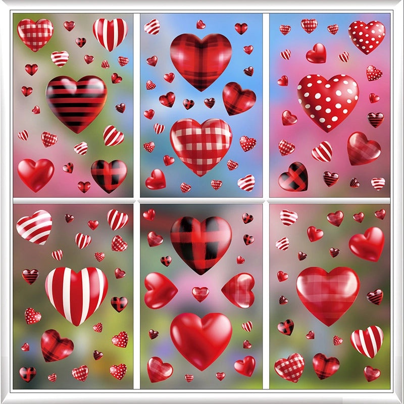 Valentine's Day Heart Shaped PVC Wall Decor for Casual Home|Home Decor