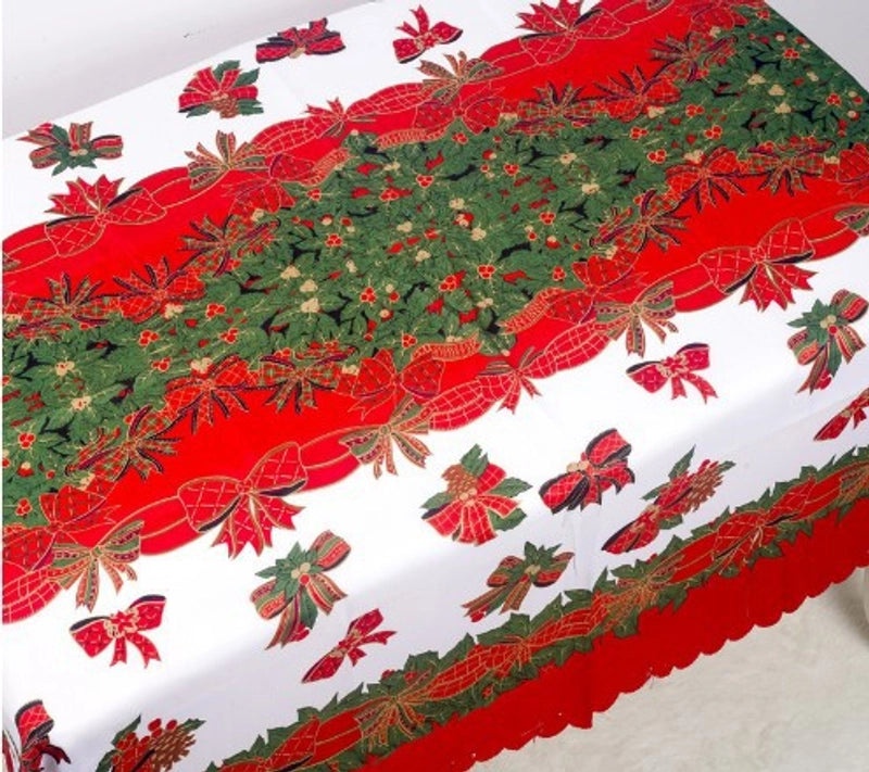 Nordic Christmas Dining Tablecloth Square Decorative Cloth for Living Room New Year Holiday Celebration|Home Decor/Table Linens