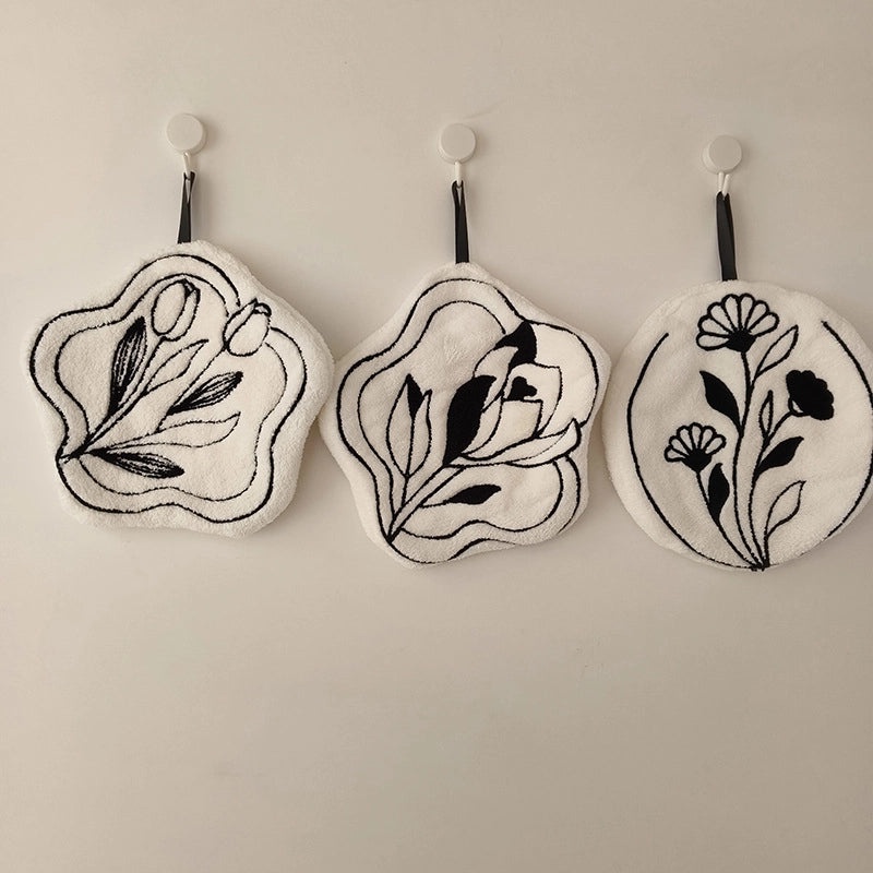 Minimalist Classic Letter Printed Polyester Towels | Home & Living Textiles