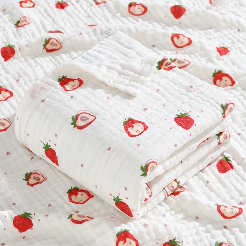 Newborn Cotton Six-layer Gauze Bath Towel Soft Baby Bath Swaddle Wrap|Baby Bath & Towels
