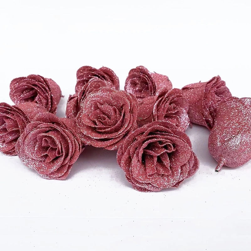 Shining Blue Gold Simulation Crystal Roses for 520 Tanabata Valentine's Day Gift|Jewelry & Accessories