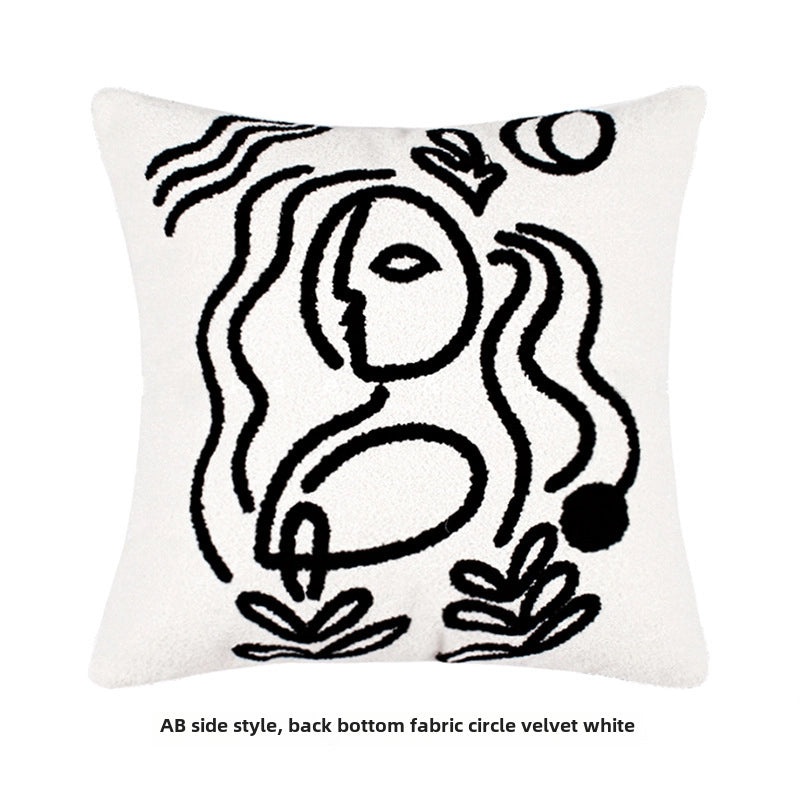 Modern Simple Sofa Pillow Case for Living Room and Bedroom|Home Decor Cushions