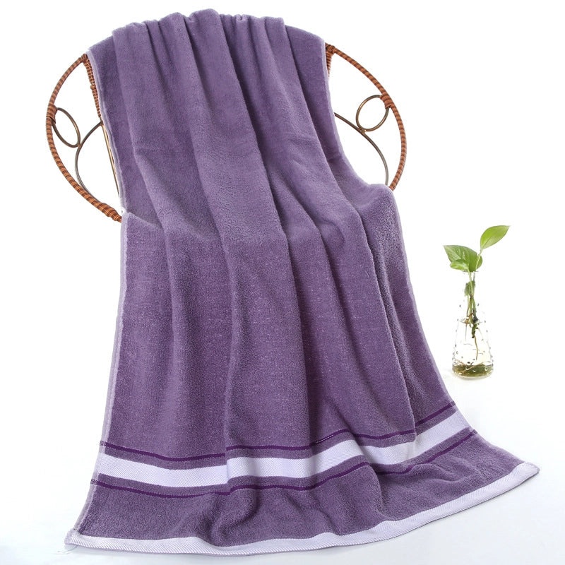 Thickened Soft Cotton Bath Towel for Adults, Absorbent and Comfortable, Unisex Home & Swimming Use | Bath & Body