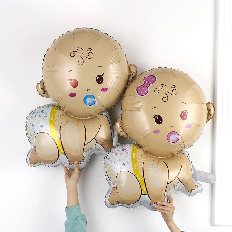 Birthday Cute Human Aluminum Foil Balloons for Party Festival Decorations|Party Supplies