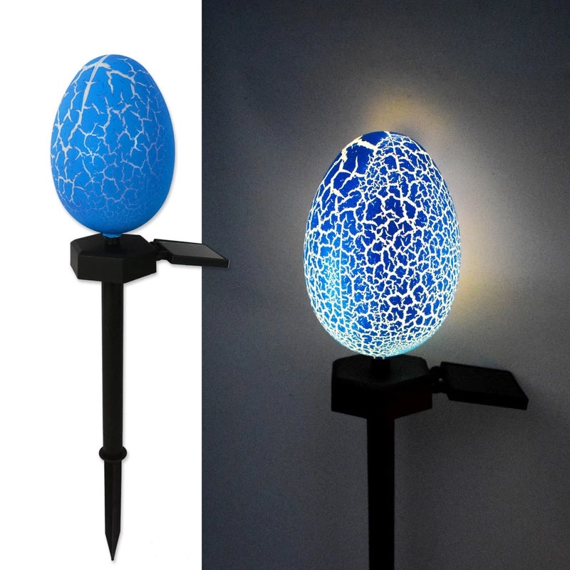Solar Powered Easter Egg Outdoor Garden Light Waterproof Yard Decoration Night Ground Plug|Garden Lighting