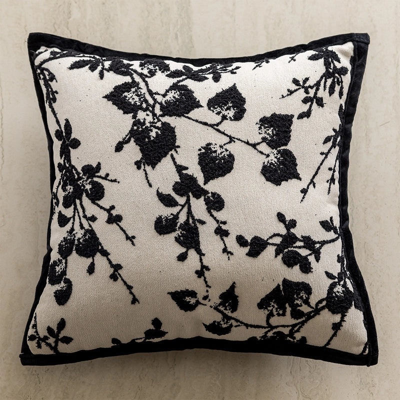 Black Sofa Pillow Cover Nordic Modern Simple Decorative Cushion for Living Room Bedside Backrest|Home Decor Pillowcases