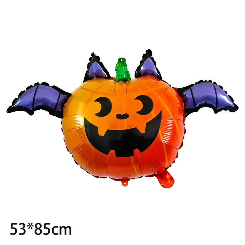 Halloween Hip-Hop Ghost Pattern Aluminum Foil Balloons for Party Festival Decoration|Party Supplies Balloons