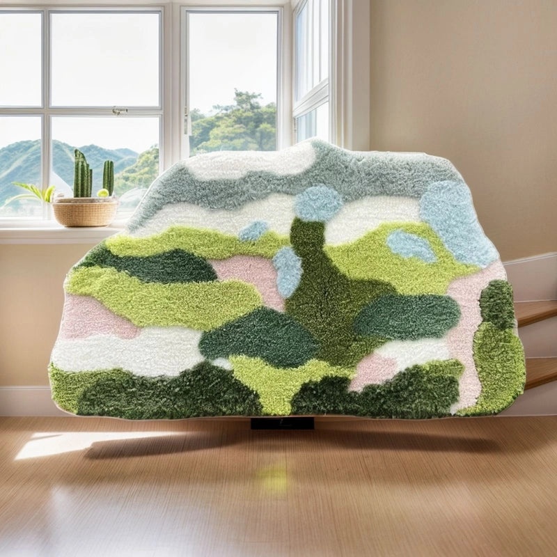 Starry Sky Floral Polyester Rug for Home Décor & Cleaning Supplies | Home & Living / Cleaning Tools