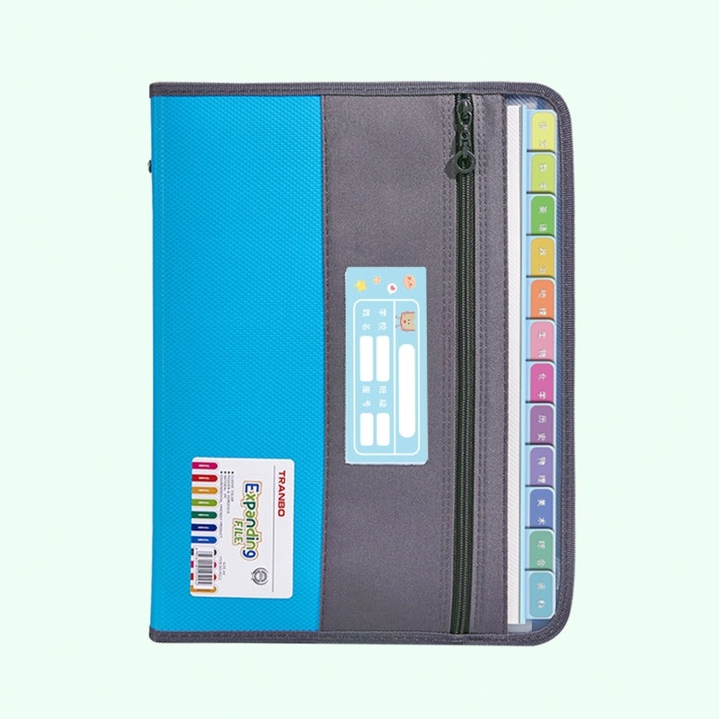 Minimalist Geometric Solid Color PP Folder for School and Office Use | Stationery & Office Supplies