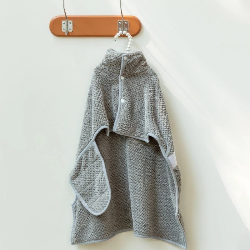 Extra Large Super Absorbent Pet Bathrobe Quick Dry Thickened Towel for Medium Large Dogs and Cats | Pet Bath Accessories