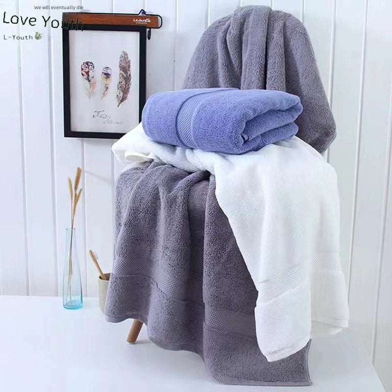 Gaoyang Thickened Pure Cotton Bath Towel Large Absorbent Soft Household Hotel Spa Towel | Home & Living > Bath > Towels