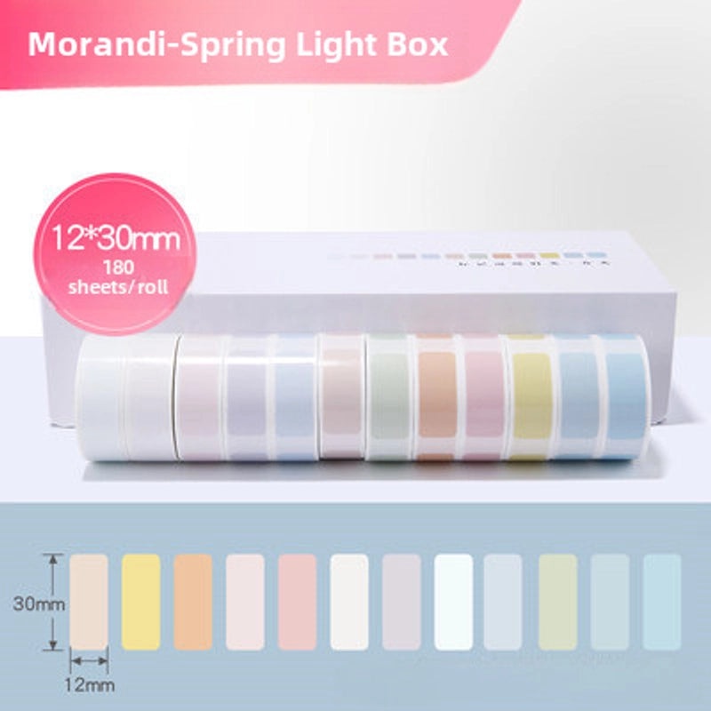 Jingchen D11 Transparent Thermal Printing Label Paper for Jewelry Cosmetic Cable | Adhesive Protective Pet Paper|Label Supplies