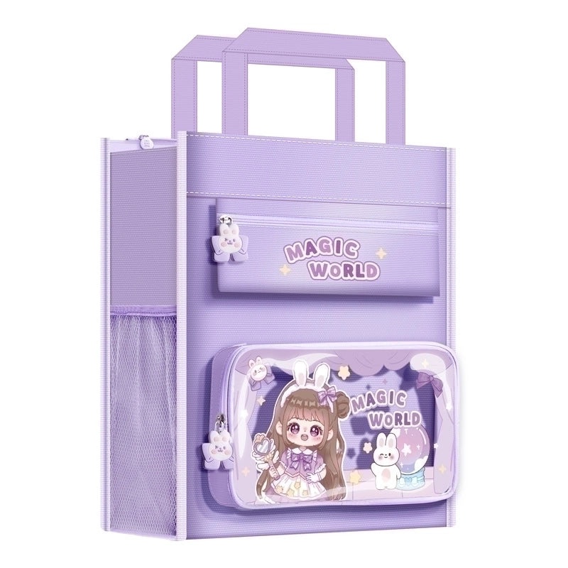 Cute Cartoon Princess School Cloth Storage Bag for Stationery | Stationery Bags & Organizers