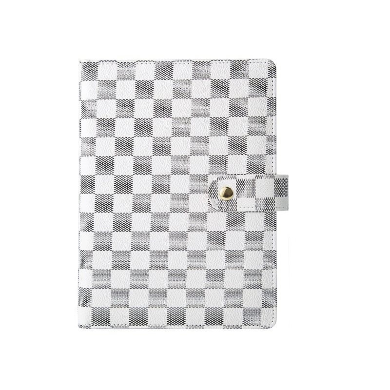 PU Leather Casual Notebook with Lattice Design | Stationery & Notebooks