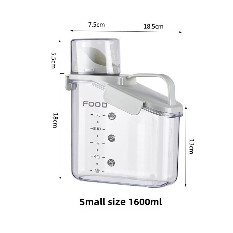 Pet Food Storage Container Airtight Cat & Dog Food Barrel Moisture-Proof Grain Storage Box | Pet Supplies Storage