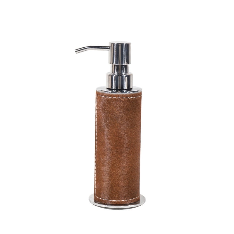 Stainless Steel Horse Hair Soap Dispenser for Hotel Villa | Bathroom Accessories