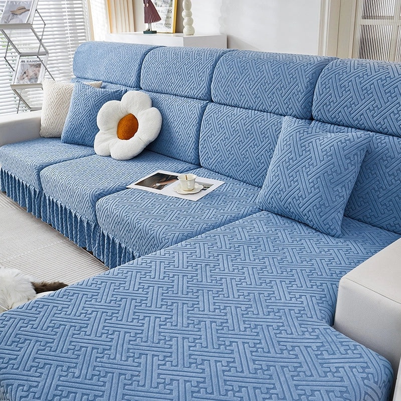 Elastic Universal Sofa Cover All-inclusive Four Seasons Stretch Slipcover Modern Simple Design|Home Decor>Sofa Covers