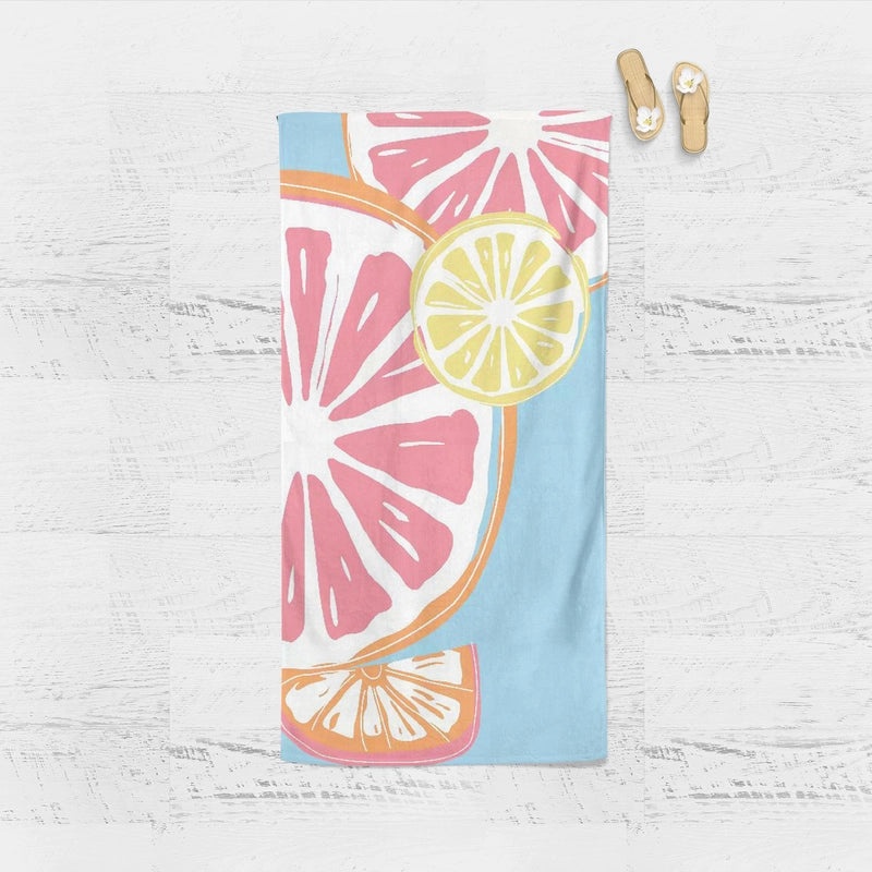 Double-sided Velvet Quick-dry Printed Beach Towel Custom Gym Yoga Sweat Towel|Beach Towels & Gym Accessories