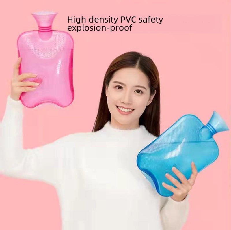 Thickened Explosion-Proof PVC Hot Water Bag with High-Density Inner Tank | Home & Garden Warmers