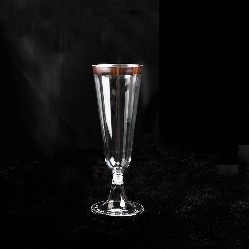 Phnom Penh Clear Plastic Goblet Dessert Cups Disposable Mousse Jelly Pudding Wedding Party Tableware|Disposable Dessert Cups