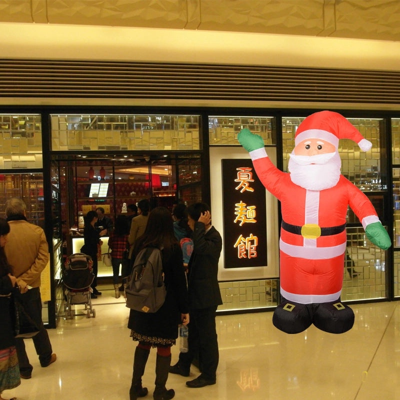Festive Santa Claus Christmas Polyester Balloons for Holiday Decoration|Holiday Decorations