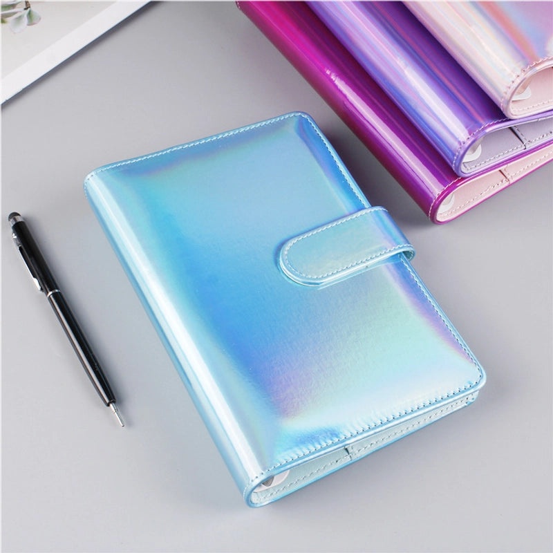 Solid Color Spiral Notebook with PU Leather Cover for School Learning|Stationery & Office Supplies