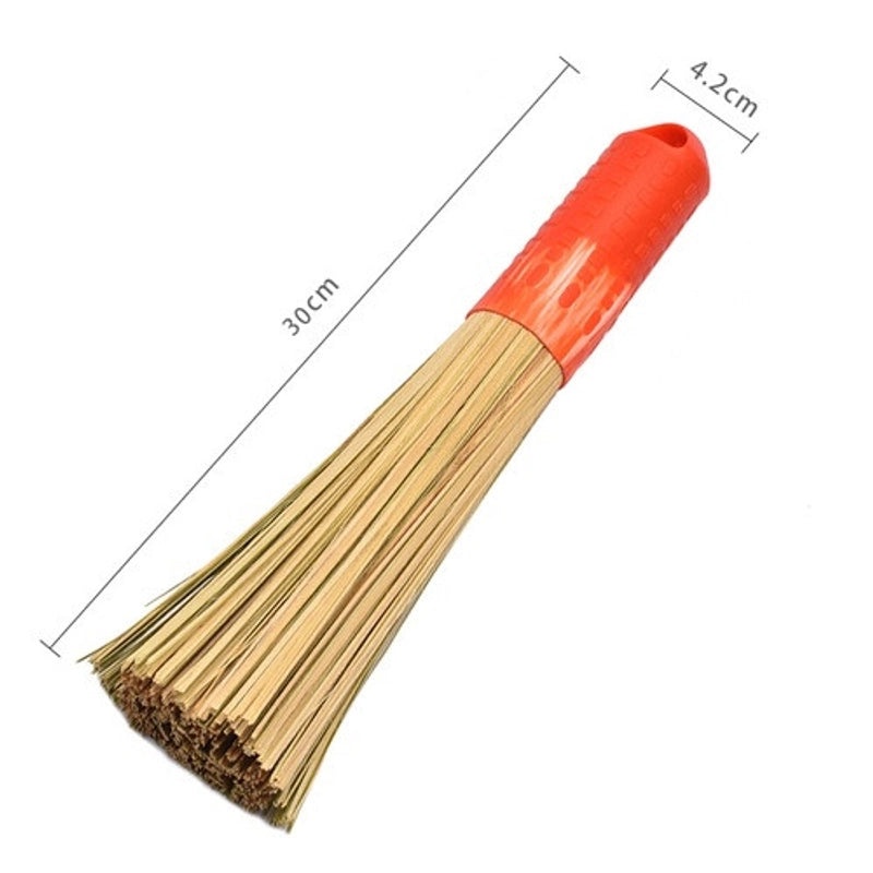 Natural Bamboo Handle Cleaning Brush for Everyday Use|Home Cleaning Supplies
