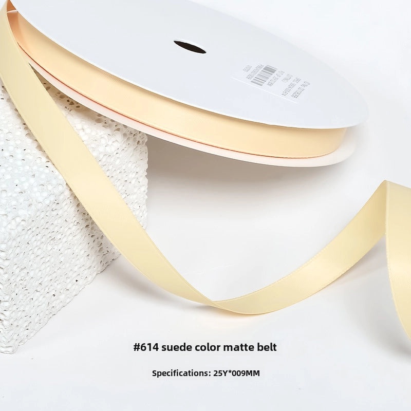 Yao Ming Han Style Milk Silk Ribbon Bow Hair Accessory Korean Full-matte Floral Packaging Belt|Hair Accessories