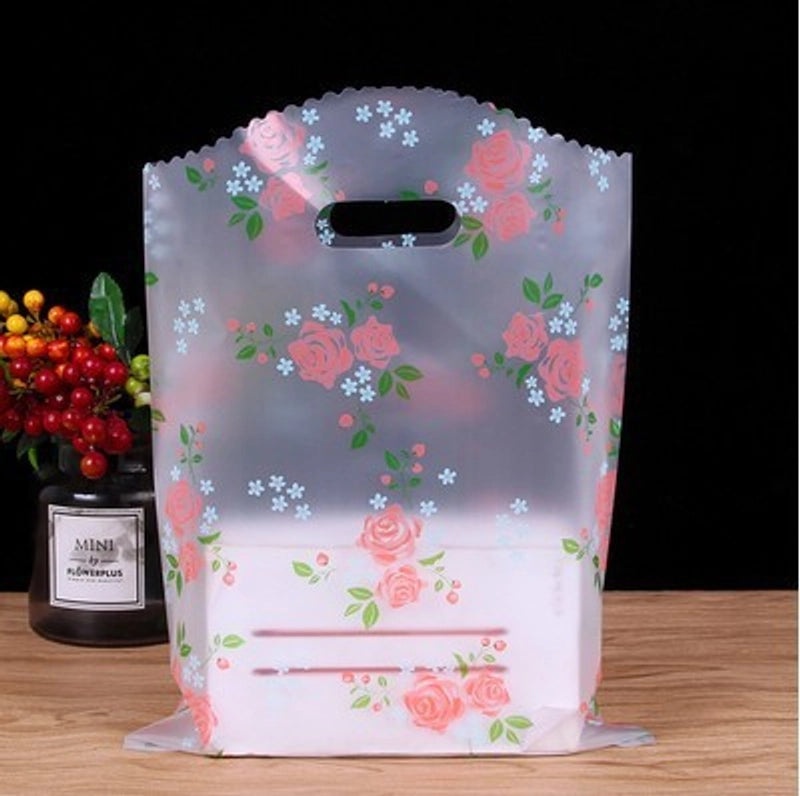 Cute Small Thickened Plastic Gift Bag for Handbags and Clothing Stores|Packaging Bags